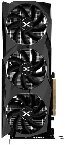 Backplate view of the XFX Speedster SWFT309 AMD Radeon RX 6700 XT Graphics Card.