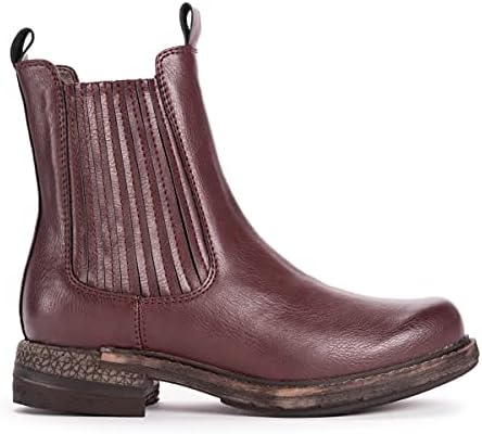 MUK LUKS LUKEES Women's Spike Madison Boots Fashion, Bordeaux, 10 | Image 2