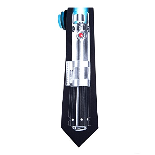 Star Wars Men's Luke's Saber 2 Tie, Light Blue, One Size