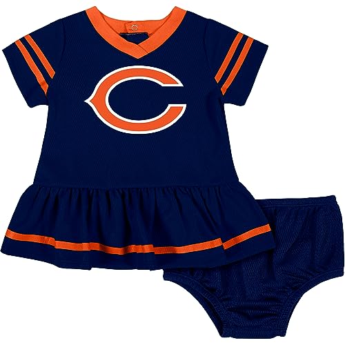 Image of Gerber NFL Baby Girls Jersey Dress and Diaper Cover