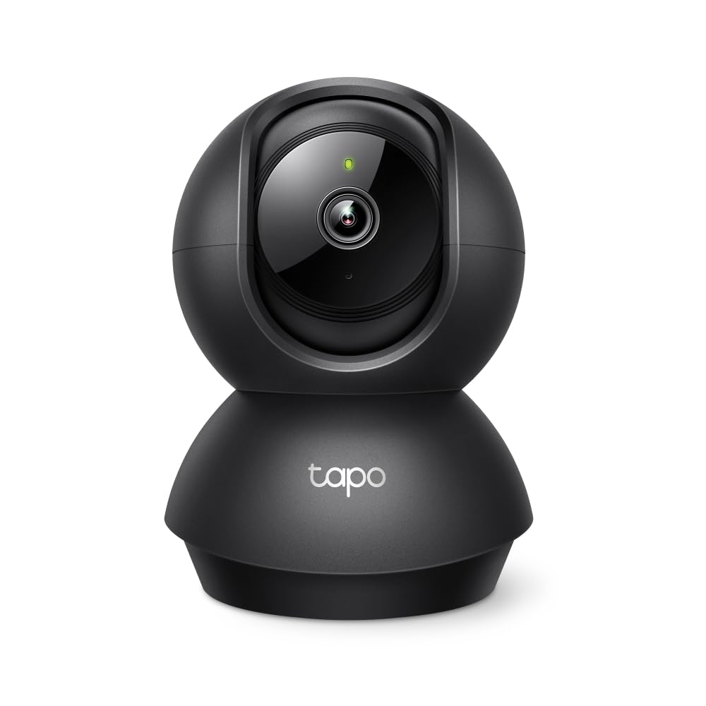 Tapo Tapo C201 360° WLAN-Überwachungskamera für Innenräume, 1080P, Nachtsicht, Bewegungserkennung, Zwei-Wege-Audio, kompatibel mit Alexa & Google Assistant, für Babys/Haustiere