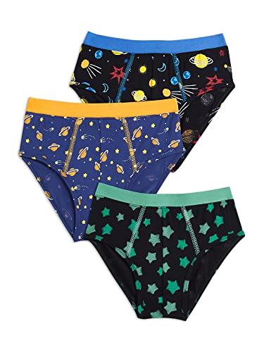 Image of XY Life Astro Modal Briefs for Boys, Relaxed Fit, Printed