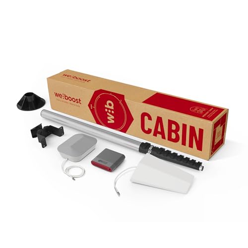 weBoost Cabin – Cell Phone Signal Booster | Boosts 4G LTE & 5G | Supports All U.S. Carriers – Verizon, AT&T, T-Mobile & More | Made in The U.S. | FCC Approved