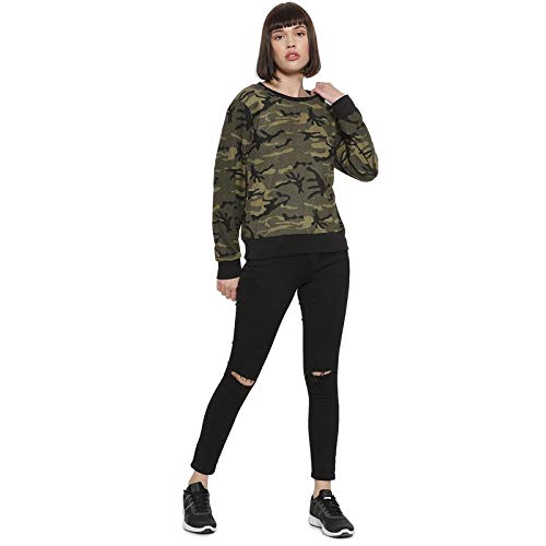 Image of PINACOLADA Women's Camouflage Casual Stylish Sweatshirt