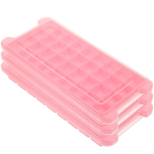 Set 3 Cubeteras Reutilizables de Silicona Rosadas miniatura 1