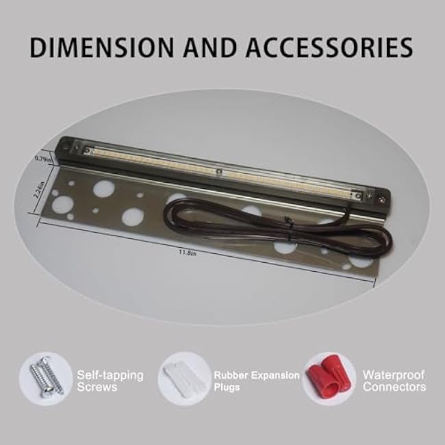 LED Hardscape Lighting Retaining Wall Lights 12 Inch 9W 3000K