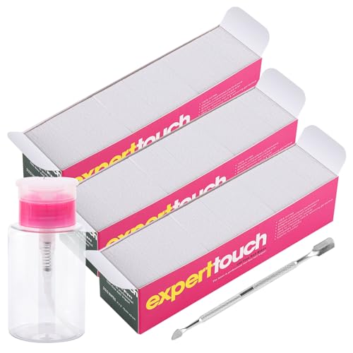 960 pcs Lint Free Nail Wipes Cotton Pads Remover to Soak Off Acrylic Gel Nail Polish with Pumb...