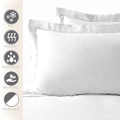 white standard pillowcases