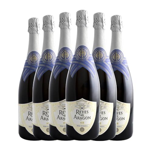 Cava Reyes de Aragón semi seco Ice Reina Petronila 75 cl caja de 6 botellas