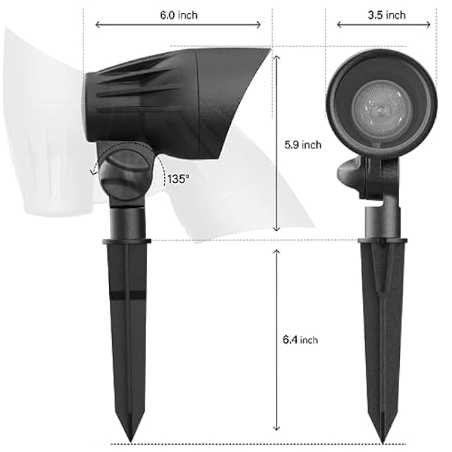 Malibu 50 Watt Floodlight Landscape Lights Outdoor Spotlight Path Light 8301-9601-01