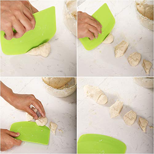 image for TORUBIA 15 Pieces Danish Dough Whisk Set - Stainless Steel Bread Lame 