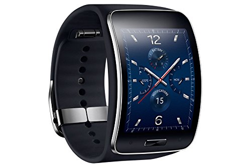Samsung Gear S Sm-R750 - Smartwatch Android (Pantalla 2", 4 Gb, 512 Mb Ram, Wifi, Bluetooth, Usb), Negro -Asia Version-