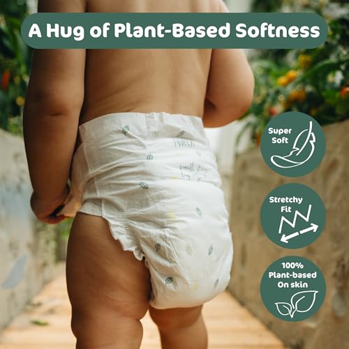Naty BioEmbrace Baby Newborn Diapers | Sensitive Skin Safe C...
