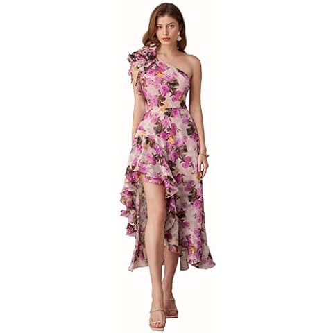 GRACE KARIN Women's Asymmetrical A-Line Maxi Dress Cover