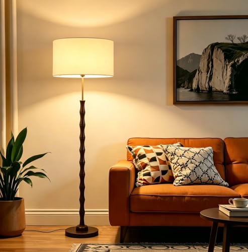 Lámpara de pie regulable para crear un ambiente cálido y acogedor en tu salón