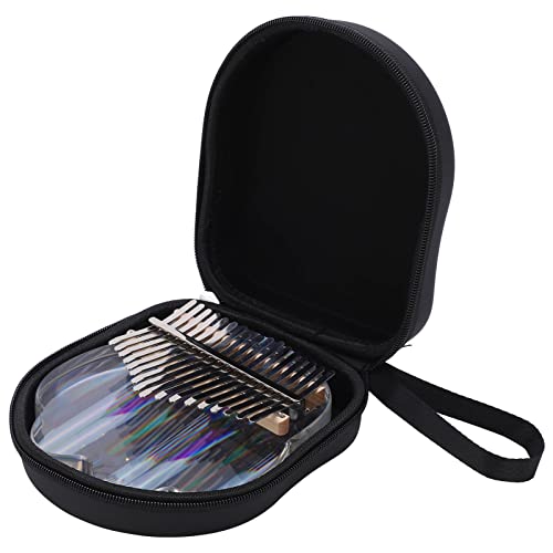 JUMZ Pouce Piano, Kit Portable Transparent 17 Touches Kalimba Cristal pour Performance pour Extérieur Cover