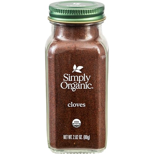 Simply Organic Cloves Ground Certified Organic, 2.82-Ounce Container