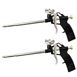 Hordion 2 Packs Spray Foam Gun Foam Insulation Gun, Heavy Duty Pu Expanding Caulking Gun Foam Applicator Gun for Filling Sealing Caulking