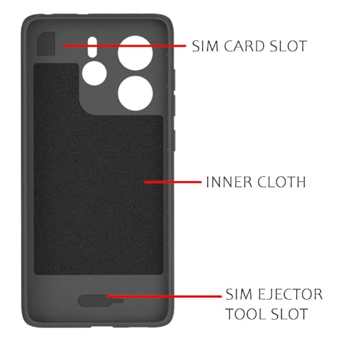 Image of Shockproof Case for Mi Redmi Note 14 5G | Full Camera Protection | TPU Flexible Back Cover for Mi Redmi Note 14 5G (Graphite Grey)
