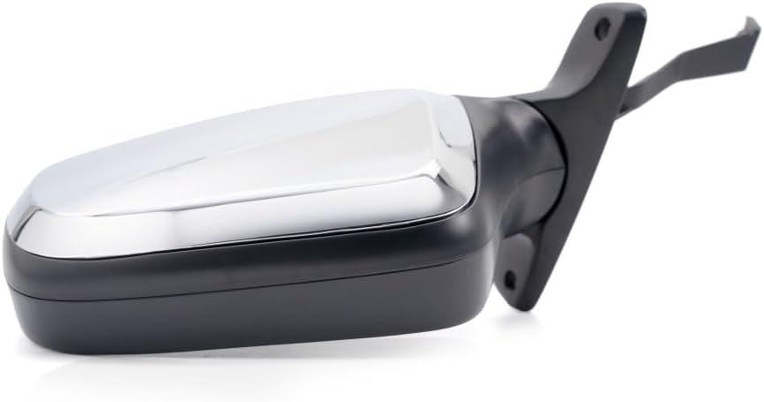 For Ford F-150 1992 93 94 95 96 1997 Door Mirror Driver Side | Manual | Non-Heated | Black and Chrome | F7TZ 17683 DAB | FO1320152
