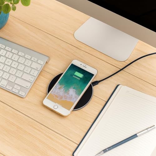 Image of 2Pcs Fast Wireless Charger,15W Max Wireless Charging Stand Compatible with iPhone 17 /17Plus /17Pro /16 /16Plus /16Pro /15 /14 /13 /12 /11 /X /XR,Samsung Galaxy S25 /S24 /S23 /S22 /S21 /S20 /S10 /S9 /S8 Note 20