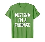Pretend I'm Cabbage Halloween Costume T-Shirt