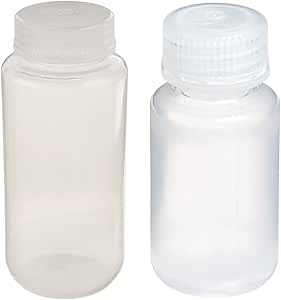 United Scientific 33309 Polypropyleen Brede Mond Reagent Flessen, 500ml Capaciteit (Pack van 12