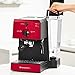 Espresso Machine & Cappuccino Maker with Milk Steamer- 15 Bar Pump, 7 Pc All-In-One Barista Bundle Set w/ Built-in Frother (Inc: Coffee Bean Grinder, Milk Frothing Cup, Tamper & 2 Cups), 1350W (Red)