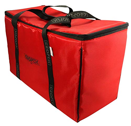 Housse Rembourrée Geoptik Pour Télescope Newton - Rouge, Cordura Imperméable - Protection Maximale