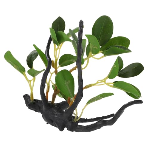 GALPADA Simulated Reptile Plant for Terrarium Realistic Artificial Ornament Enhances Aquarium Landscape Safe Material Vibrant Decoration for Fish and Reptile Habitats