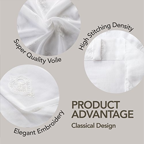 URBAN HABITAT Aria Ricamate Moderne Tende, Tende