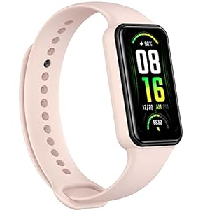 Amazfit Band 7 Activity Fitness Tracker, Always-on Display Smart Watch, Up to 18-Day Battery Life, 24H Heart Rate & SpO₂ Monitoring, 5 ATM Water Resistant, 120 Sports Modes, Alexa Built-in, Pink