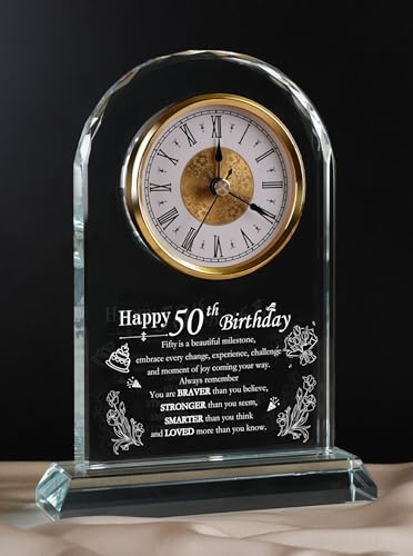 Unique Happy 50th Birthday Gifts for Women, Men, Mom, Dad,