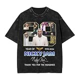Men's Women's Nicky Music Jam T Shirt Vintage Oversized Short Sleeve T-Shirts for Men Women Casual Tees T-Shirt Top Small