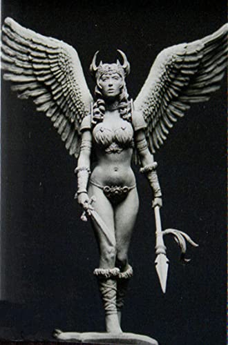 Figura de resina mujer guerrera antigua 1:24 sin armar miniatura 1