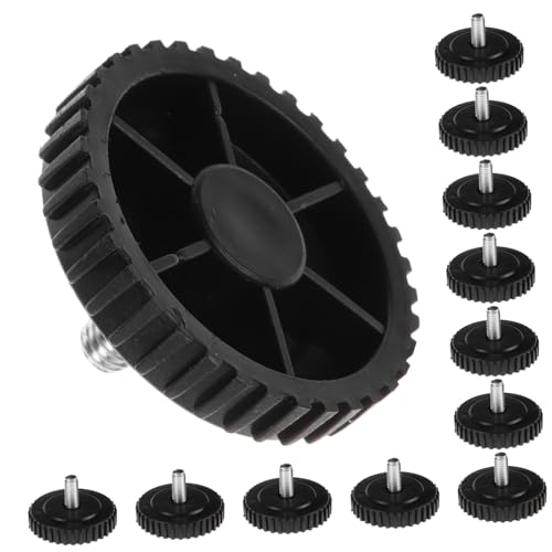 Image of balacoo 48pcs Non- Furniture Feet Pads Adjustable Plastic Levelers for Tables Chairs Cabinets Shock Absorbing Design Floor Protectors for Noise Reduction and Stability