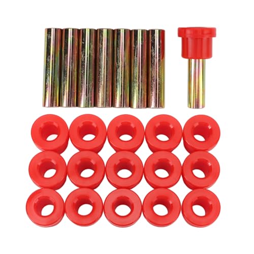 Kit de Bucha de Mola 1015583 Substituição de Bucha E Mangas de Poliuretano para Mola Traseira de Car