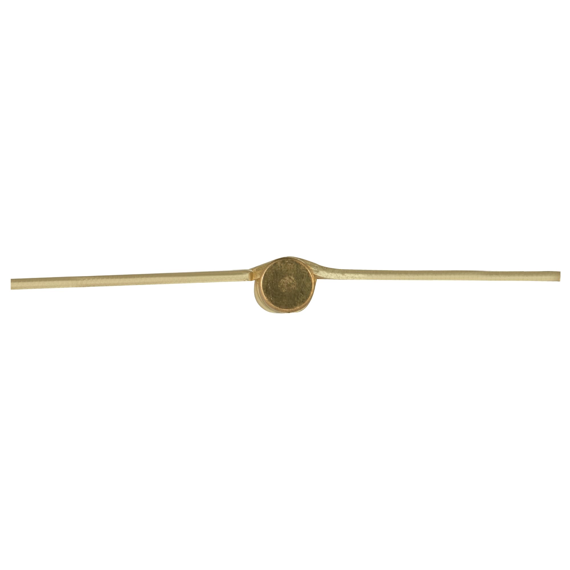 Design House 189878 Cerniera per porta in ottone satinato, 10 cm, quadrata, confezione da 12, 4,5 x 4,5 standard