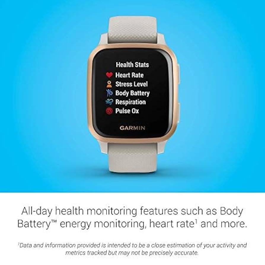 Garmin Venu Sq Music GPS Smartwatch with 6-Day Battery