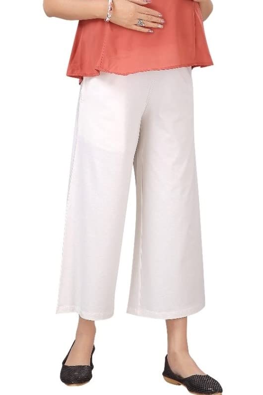 Easy Feed Women's Regular Fit Cotton Maternity Palazzo