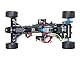 TAMIYA 58652-1:10 RC F104 PRO II Chassis Kit, ferngesteuertes Auto/Fahrzeug, Modellbau, Bausatz, Hobby, Zusammenbauen, Chassis, Unlackiert