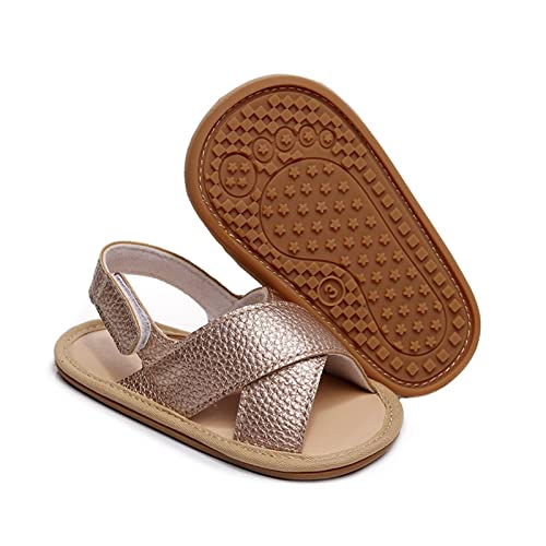 Bébé Garçons Filles Bout Ouvert Solide Chaussures Premiers Marcheurs Chaussures D'été Toddler Sandales Plates Armoire A Chaussures