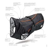 HUNTER UPPSALA THERMO Hundemantel, Thermomantel, wasserabweisend, 25, anthrazit