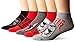 High Point Men's Star Wars Men's 5pk No Show Socks, Black, 10-13