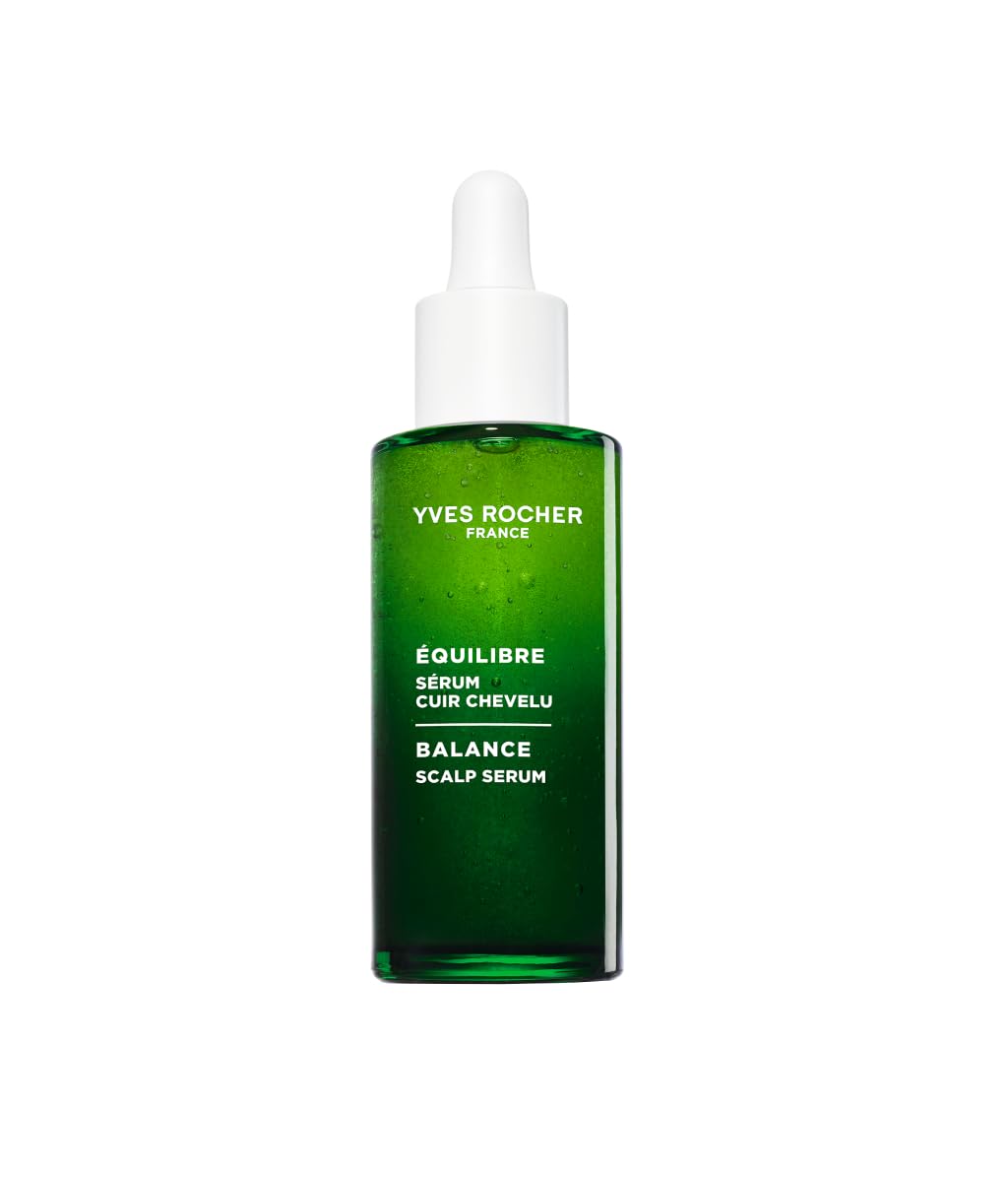 Yves Rocher Balance Scalp Serum – Serum für die Kopfhaut – Ausgeglichene Kopfhaut für gesundes und strahlendes Haar – Mit 8 organischen Pflanzen und patentiertem Saccharid-Komplex – 50 ml