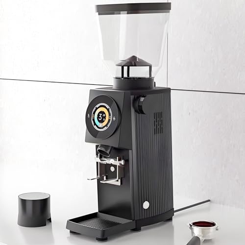 Vnmudzeo 83mm Flat Burr Espresso Grinder with LCD