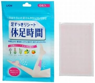 Amazon Co Jp 休足時間 足すっきりシート 6枚 ドラッグストア