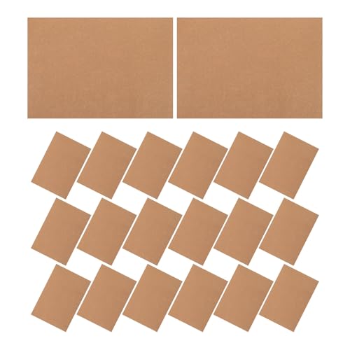 Papier cartonné de haute qualité Healeved 100 feuilles rigides kraft naturel premium