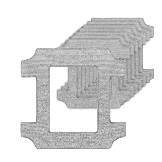 8 Stück Reinigungspad für ECOVACS Winbot W2S / W2S Omni Fensterputzroboter, Wischtücher Roboter Reinigungstuch, Wiederverwendbar und Waschbar Mikrofaser Wischtuch Ersatzteile