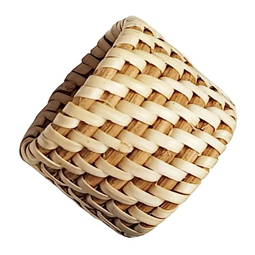 SOIMISS Rattan Serviettenring Handgefertigt Eleganter Napkin Ring aus...